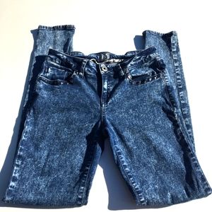 SPJ Acid Wash Pyramid Spike Skinny Jeans Size 9